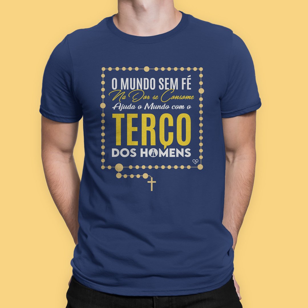 Nome do produto: Camiseta Terço dos Homens