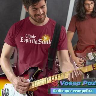 Nome do produto Camiseta Vinde Espírito Santo - tons escuros
