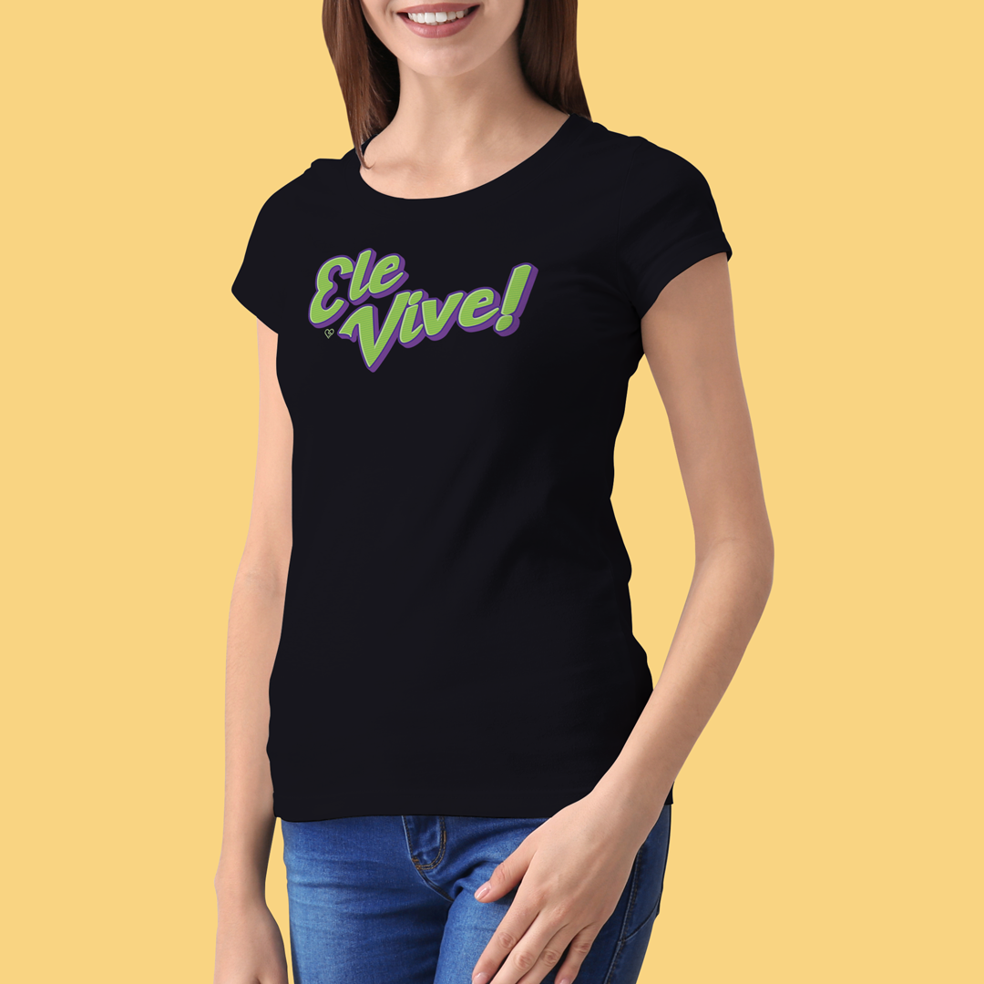 Camiseta Ele Vive - Feminina