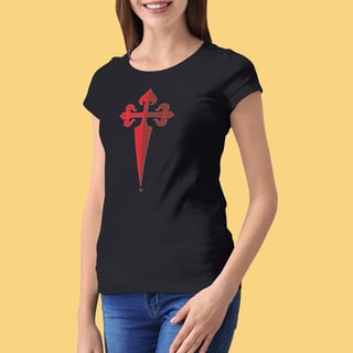 Camiseta Cruz de Santiago - Feminina