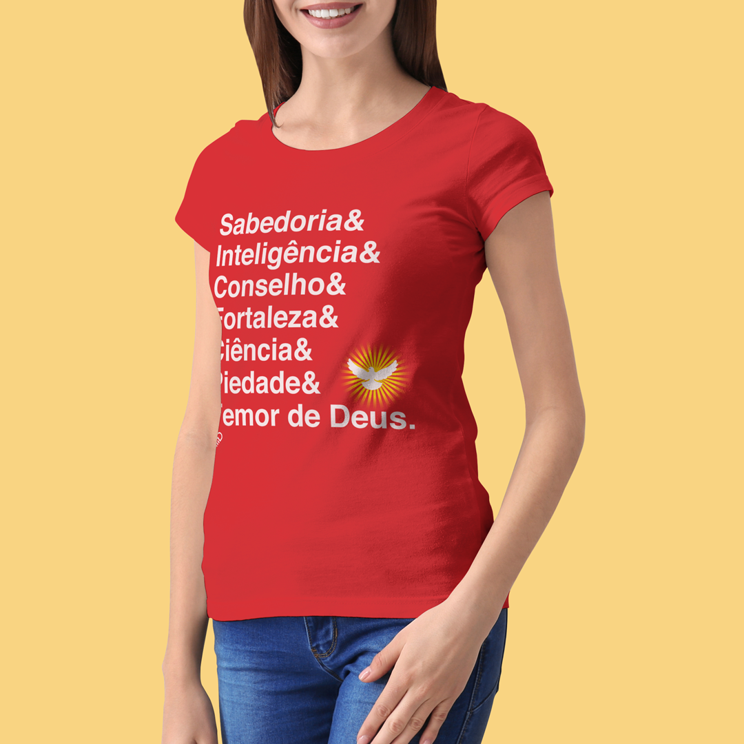 Nome do produto: Camiseta Dons do Espírito Santo - Feminina
