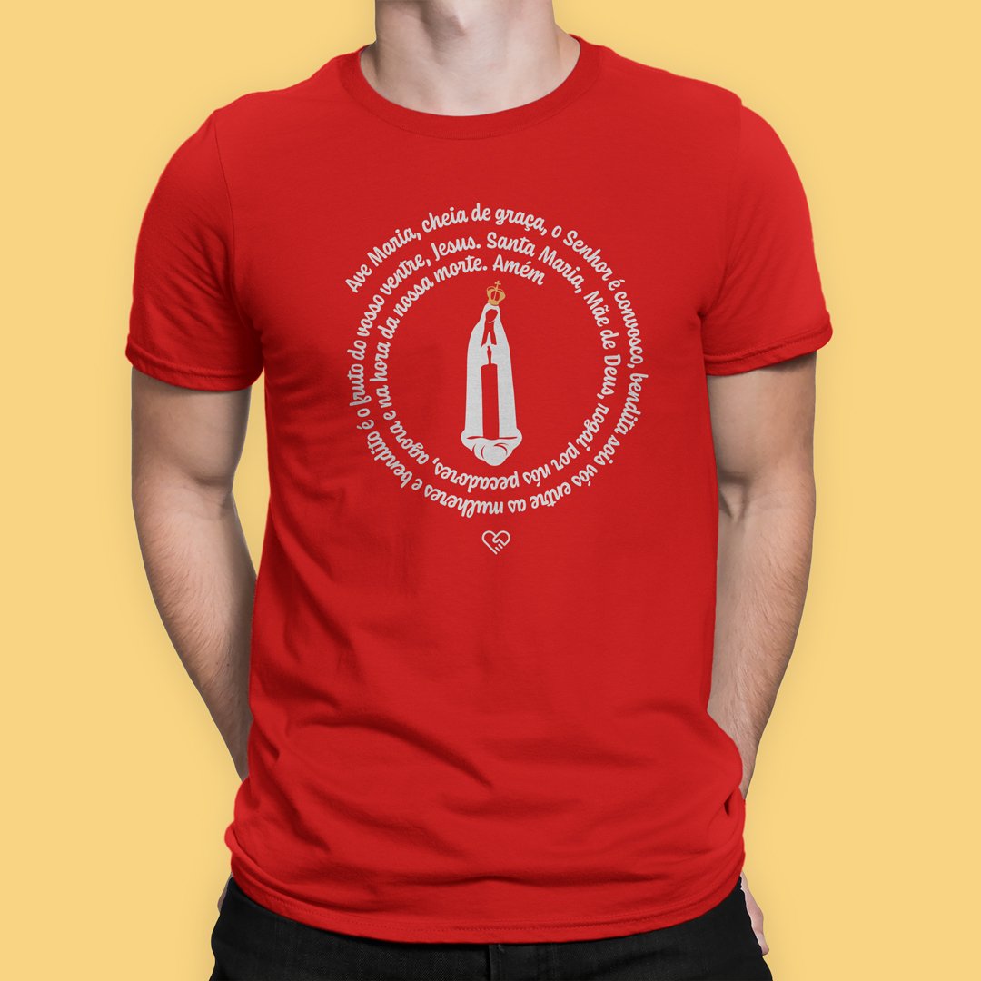 Camiseta Ave Maria - Nossa Senhora de Fátima