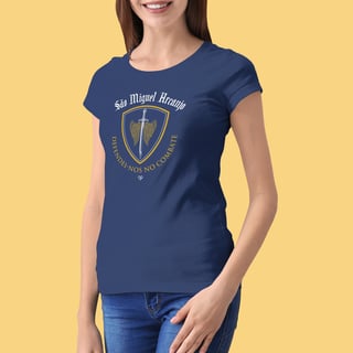 Camiseta São Miguel Arcanjo - Invocação - Feminina