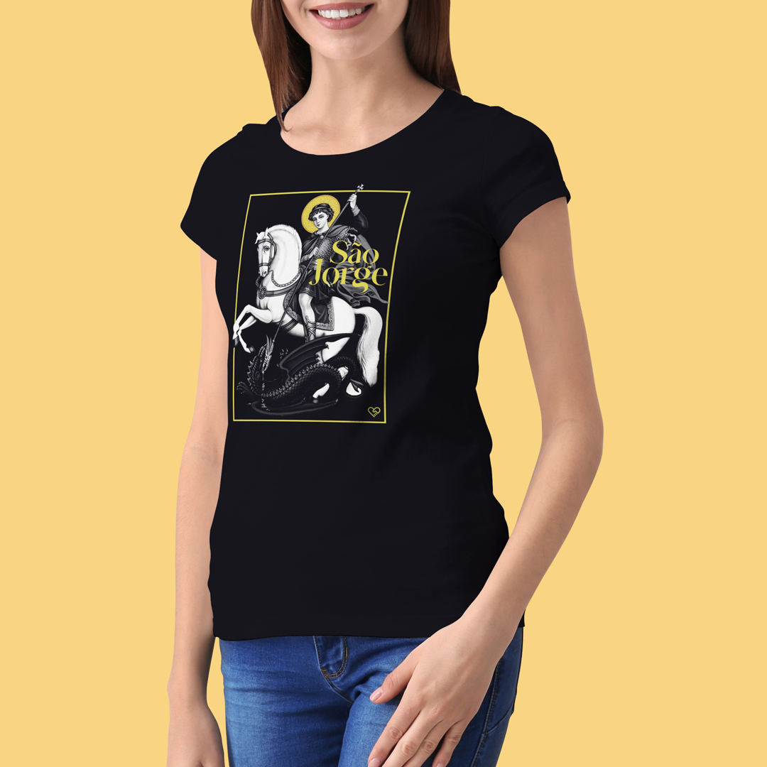 Camiseta São Jorge Feminina