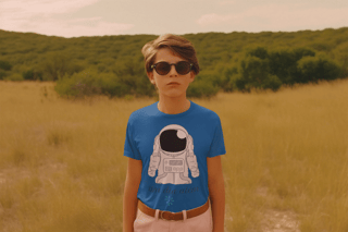 Nome do produto Um dia além - astronauta azul (infantil - 02 a 08 anos)