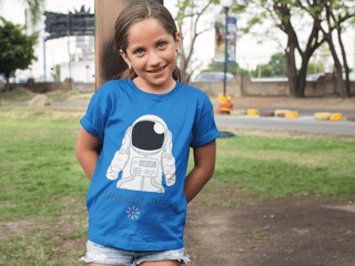 Nome do produto Um dia além - astronauta rosa (infantil - 02 a 08 anos)