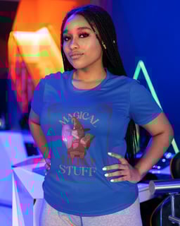 Nome do produto T-SHIRT FEMININA - MAGICAL HERO STUFF