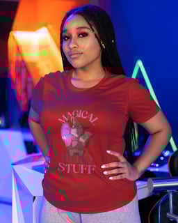 Nome do produto T-SHIRT FEMININA - MAGICAL HERO STUFF