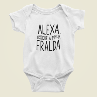 Nome do produto BODY INFANTIL - ALEXA, TROQUE A MINHA FRALDA