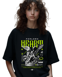 Camiseta Oversized Heart Unissex