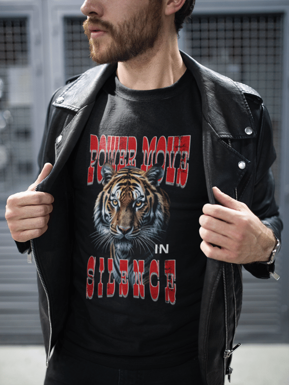 Camiseta Prime Masculina Power Move In Silence