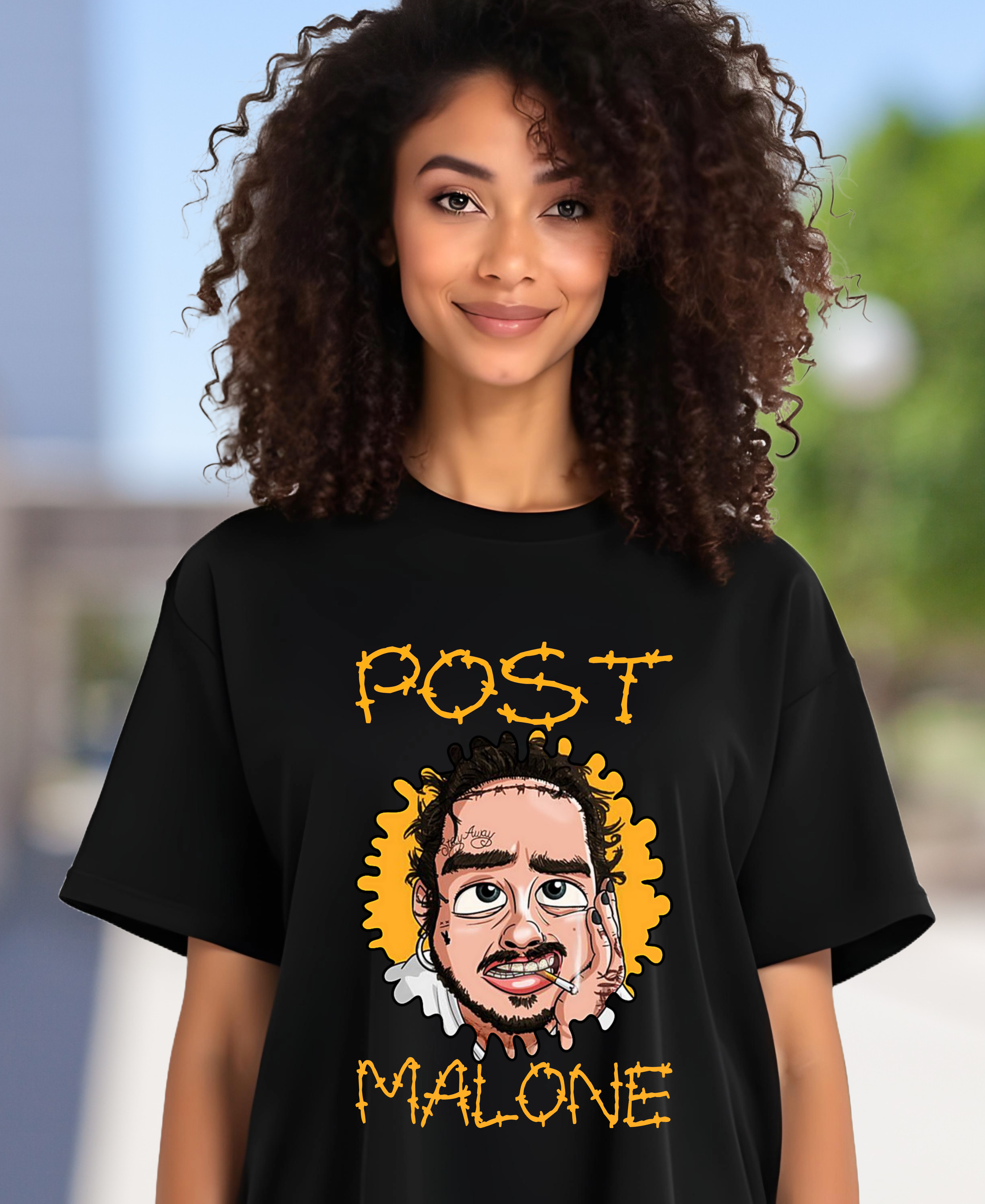 Camiseta Oversized Post em Charge