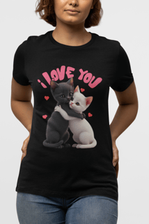 Nome do produto Camiseta personalizada I love You