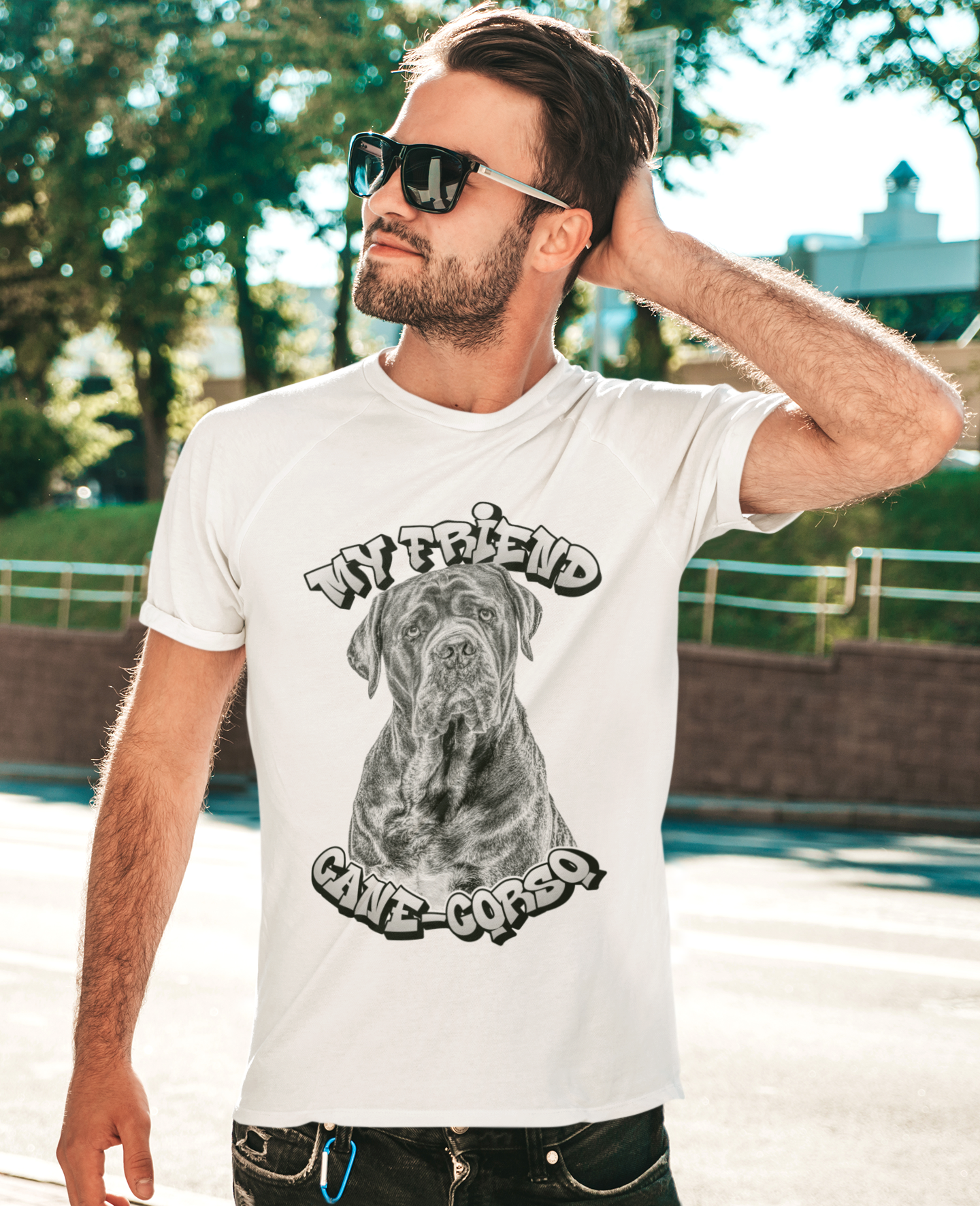 Camiseta Classica My Friend Cane Corso