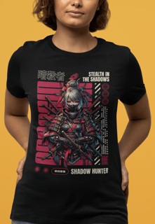 Camiseta Classica Samurai Girl