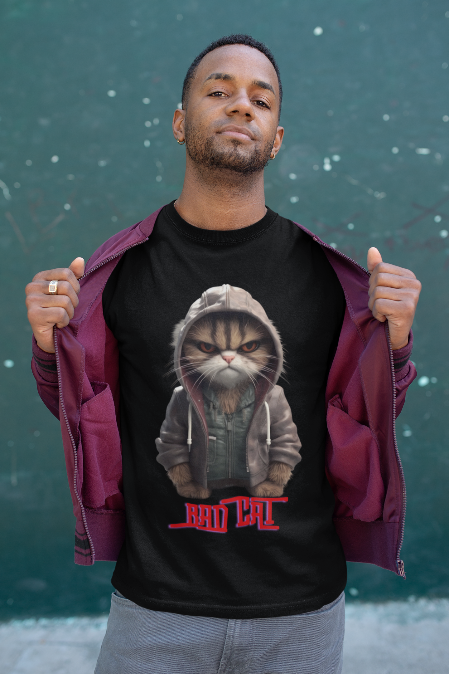 Camiseta Personalizada Bad Cat