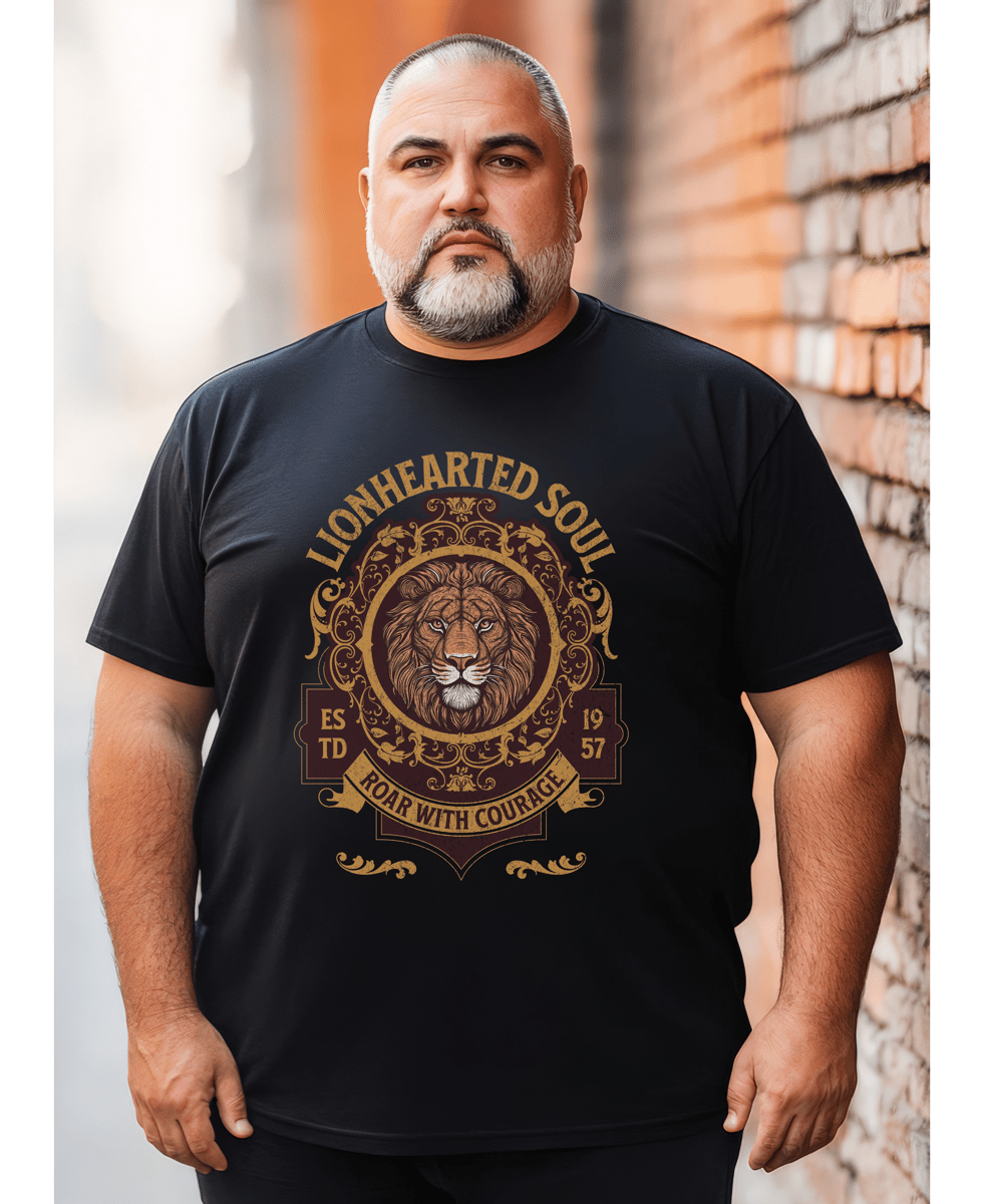 Nome do produto: Plus Size Lion hearted Soul