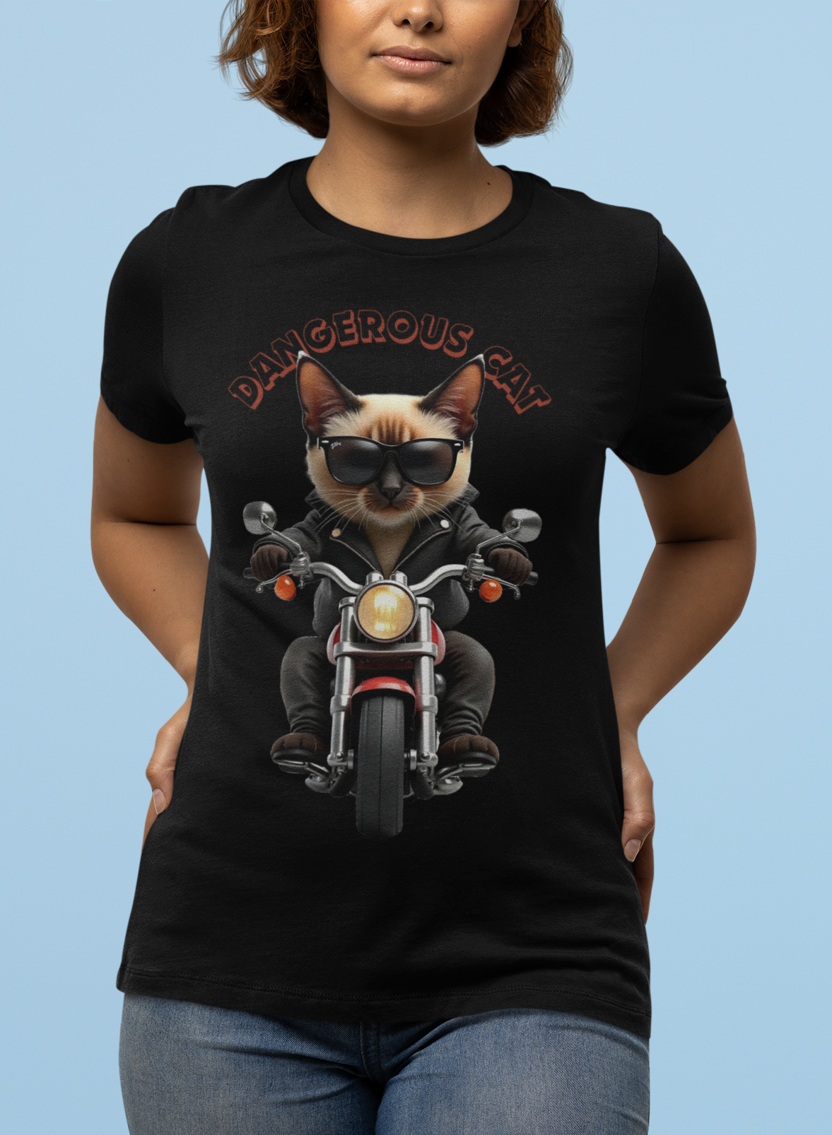 Camiseta Cômica Dangerous Cat