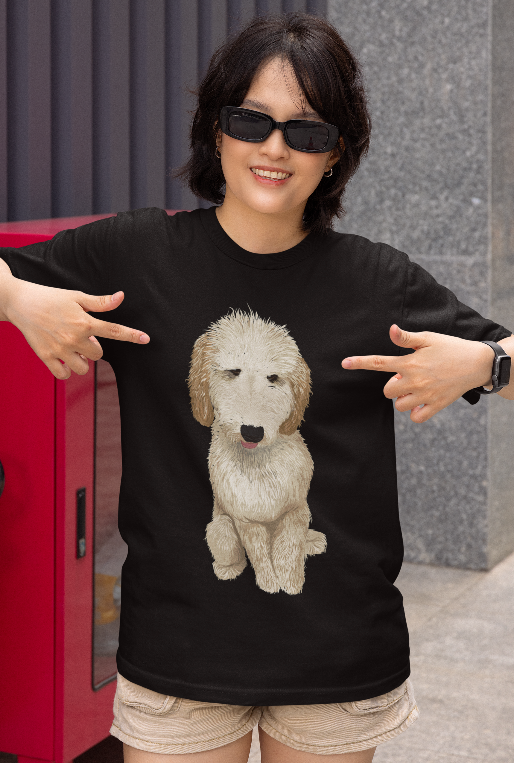 Camiseta Goldendoodle personalizada