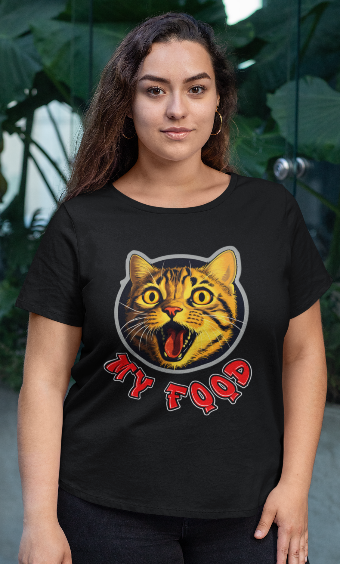 Camiseta Gato My Food