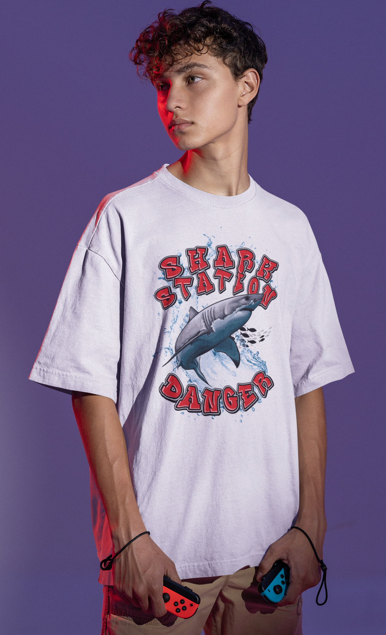 Camiseta shark Station
