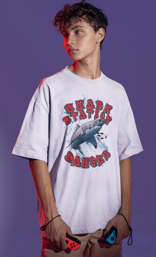 Camiseta shark Station