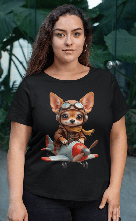 Camiseta Quality Chihuahua Aviadora