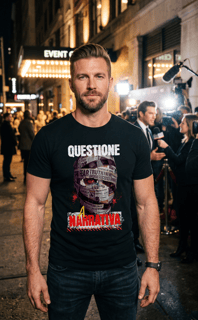 Nome do produto Camiseta Prime Questione A Narrativa