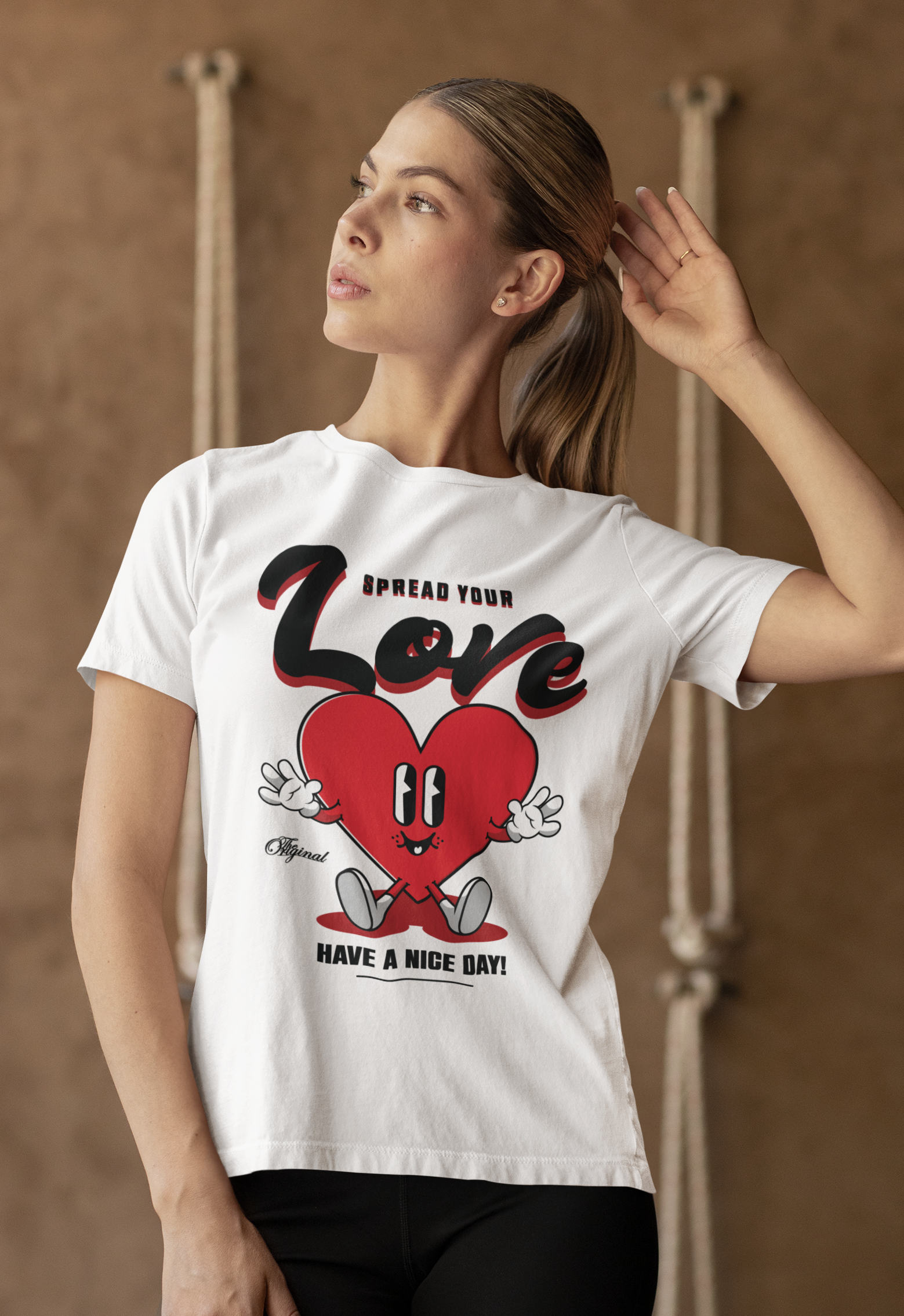 Camiseta Classica Love Coração