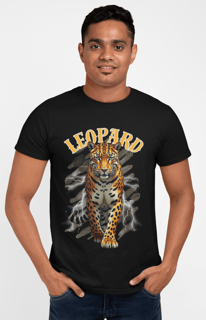 Camiseta Personalizada Leopardo