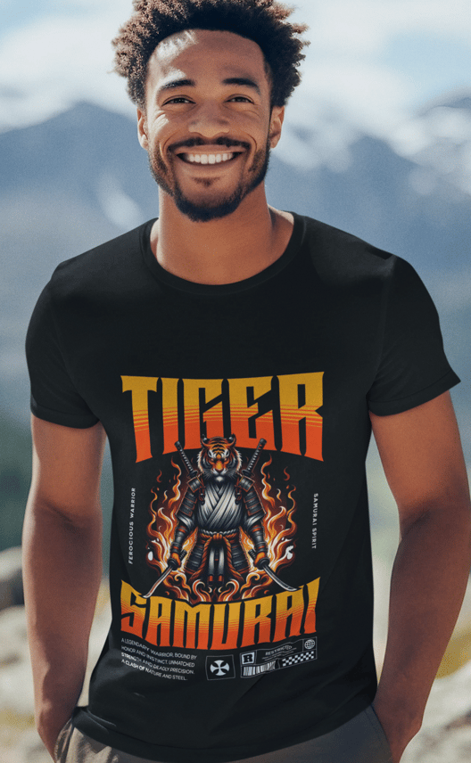 Camiseta Classica Tiger Samurai