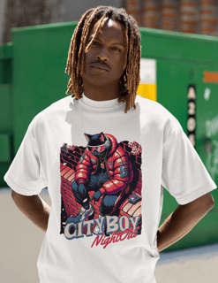 Camiseta Oversized CityBoy Night out
