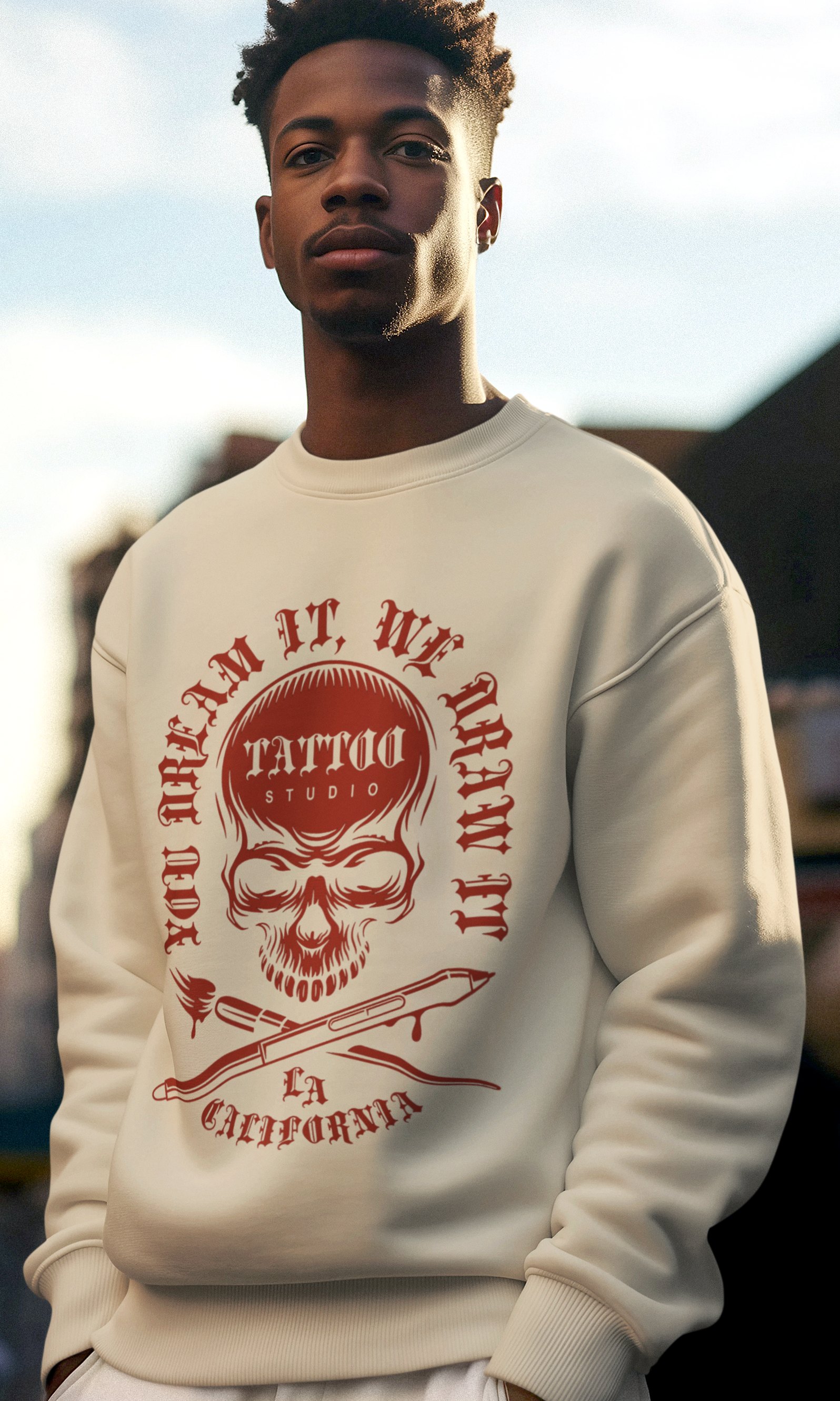 Nome do produto: Moletom Prime Fechado Tattoo Studio