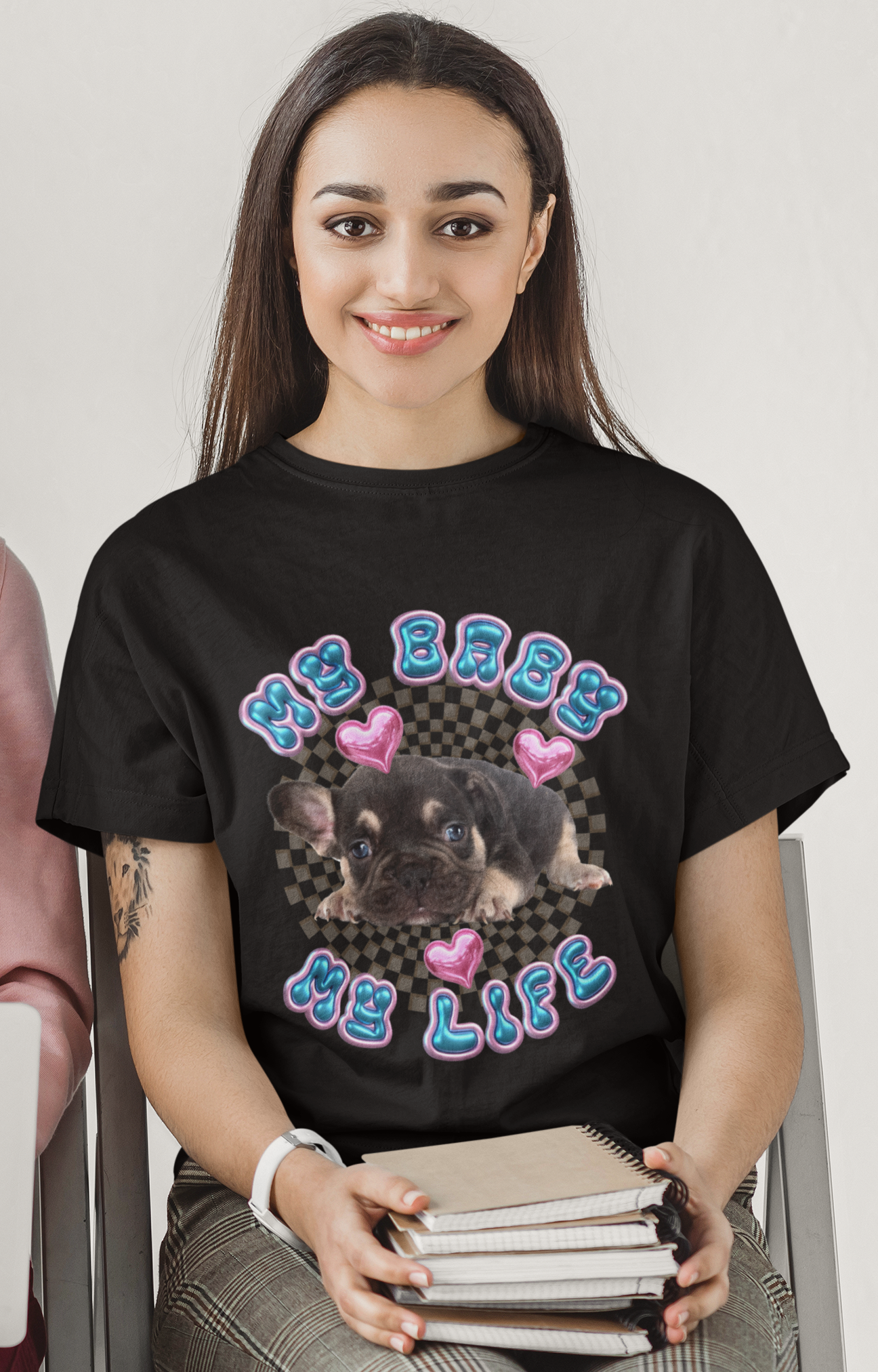 Camiseta Filhote Bulldog Francês