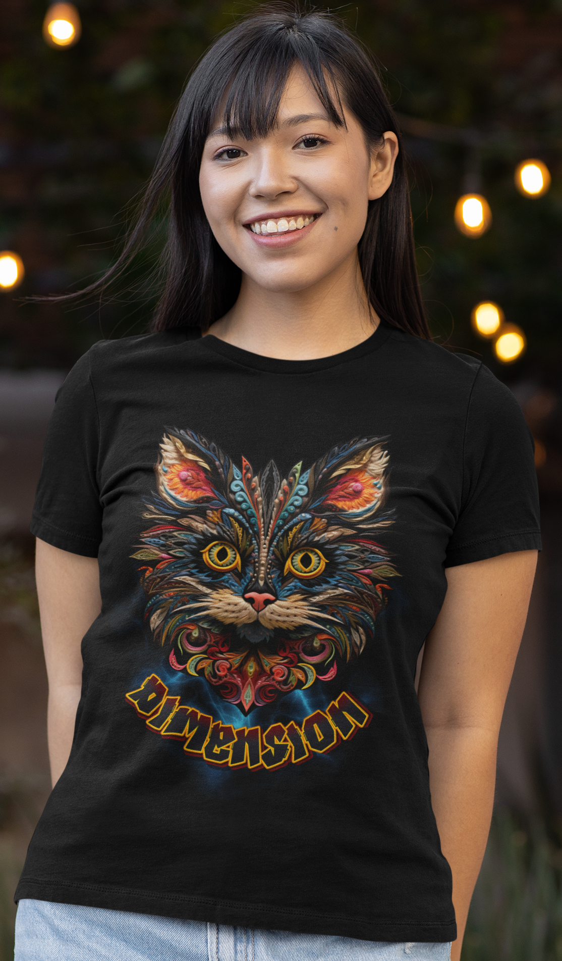 Camiseta Gato Mistico Dimension
