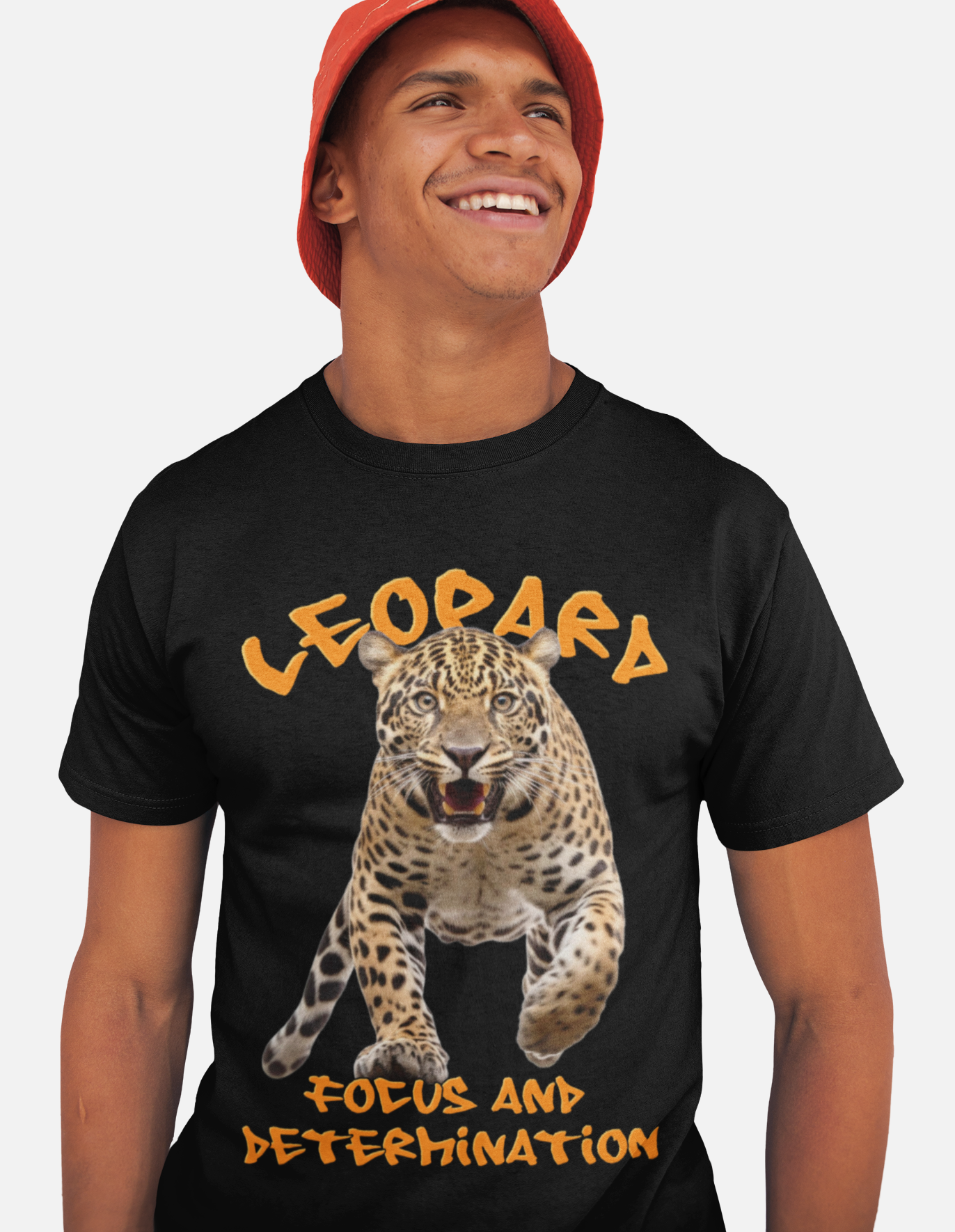 Camiseta Leopardo Foco e determinação