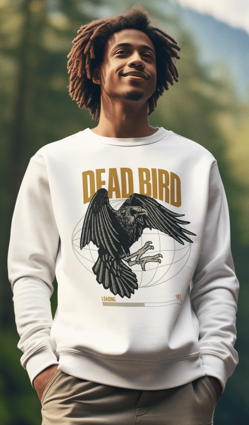 Moletom Fechado Corvo Dead Bird