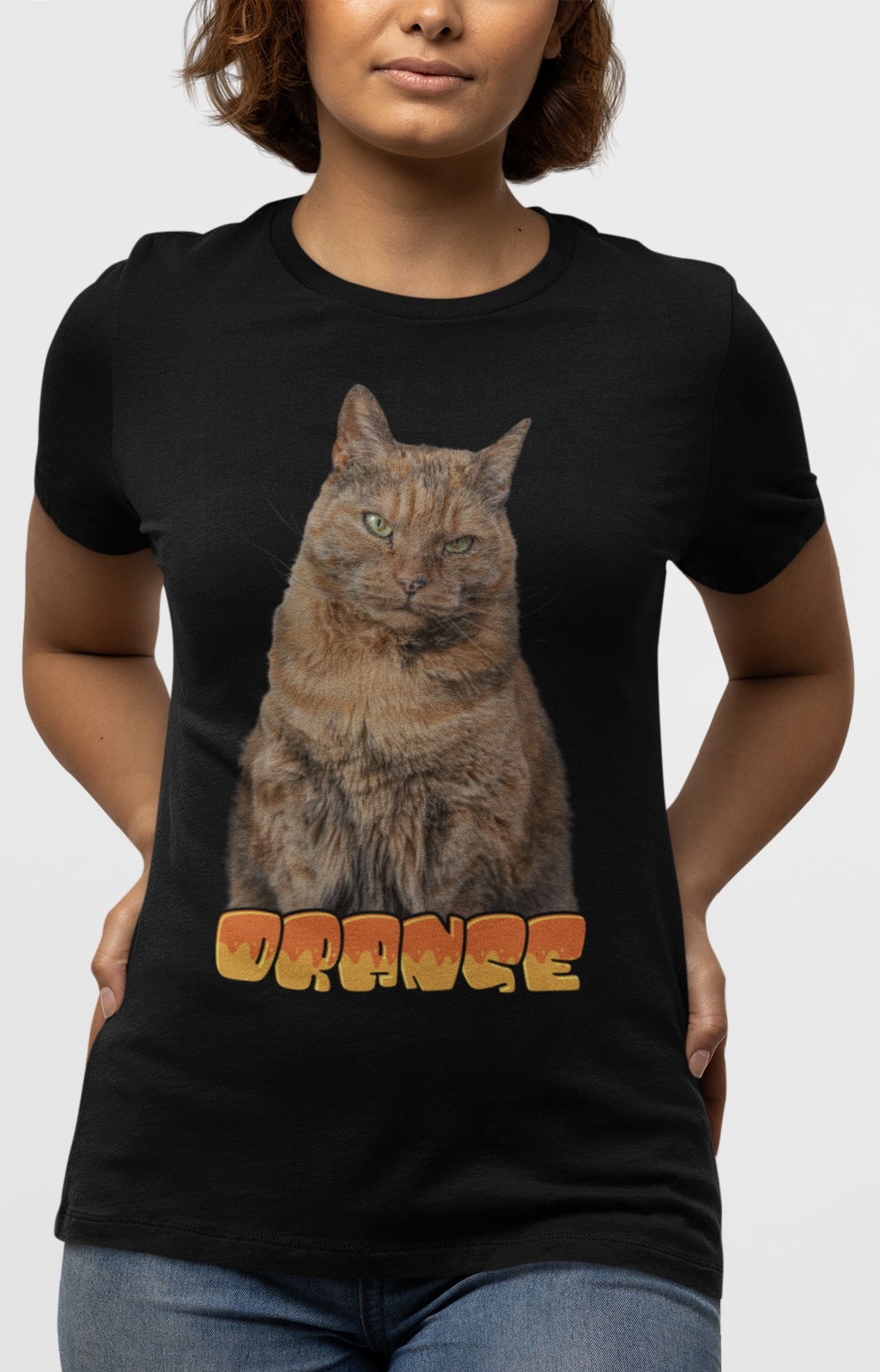 Camiseta Gato Laranja