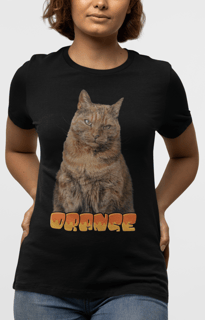 Camiseta Gato Laranja