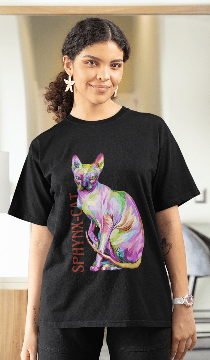 Nome do produto: Camiseta Gato Sphynx