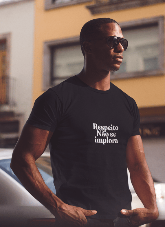 Camiseta Prime Masculina Respeito Não se Implora