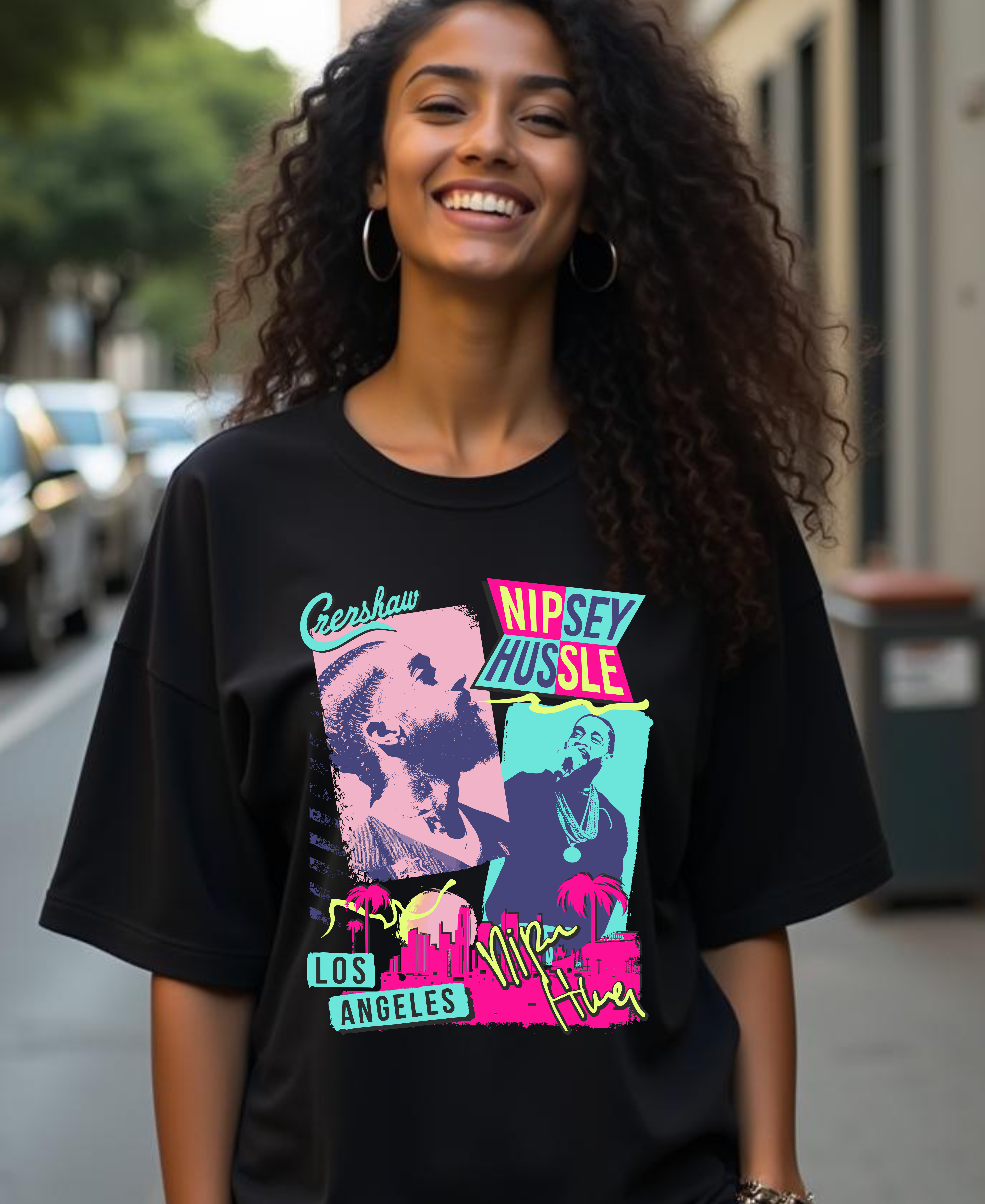 Camiseta Oversized Nipsey