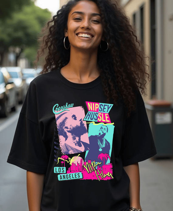Camiseta Oversized Nipsey