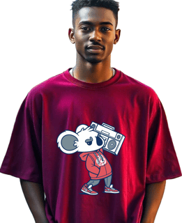 Camiseta Oversized Coala Gangsta Unissex