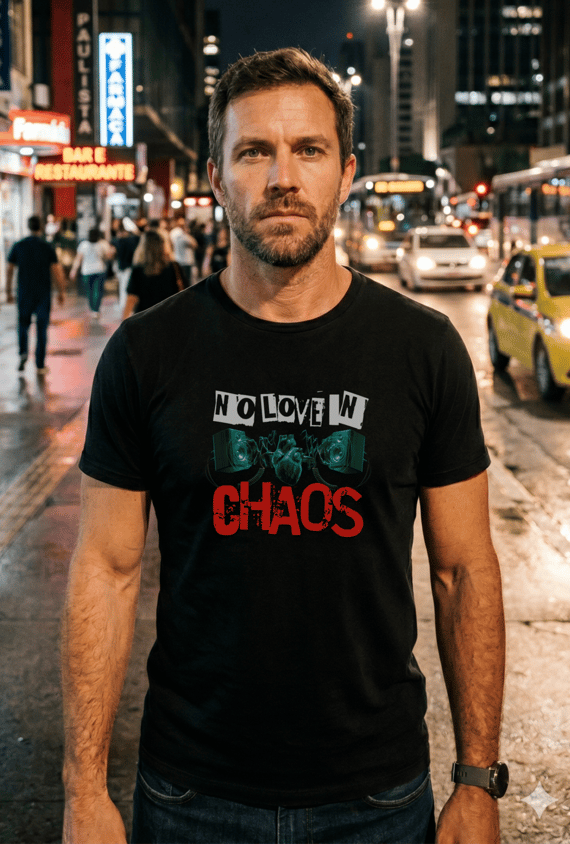 Camiseta Prime NO LOVE IN CHAOS