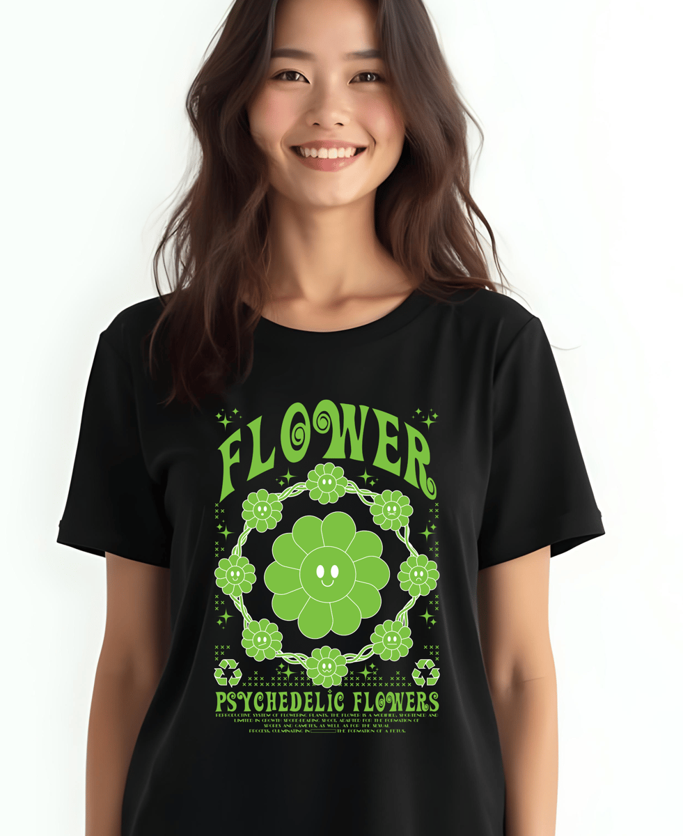 Nome do produto: Camiseta Classica Flower