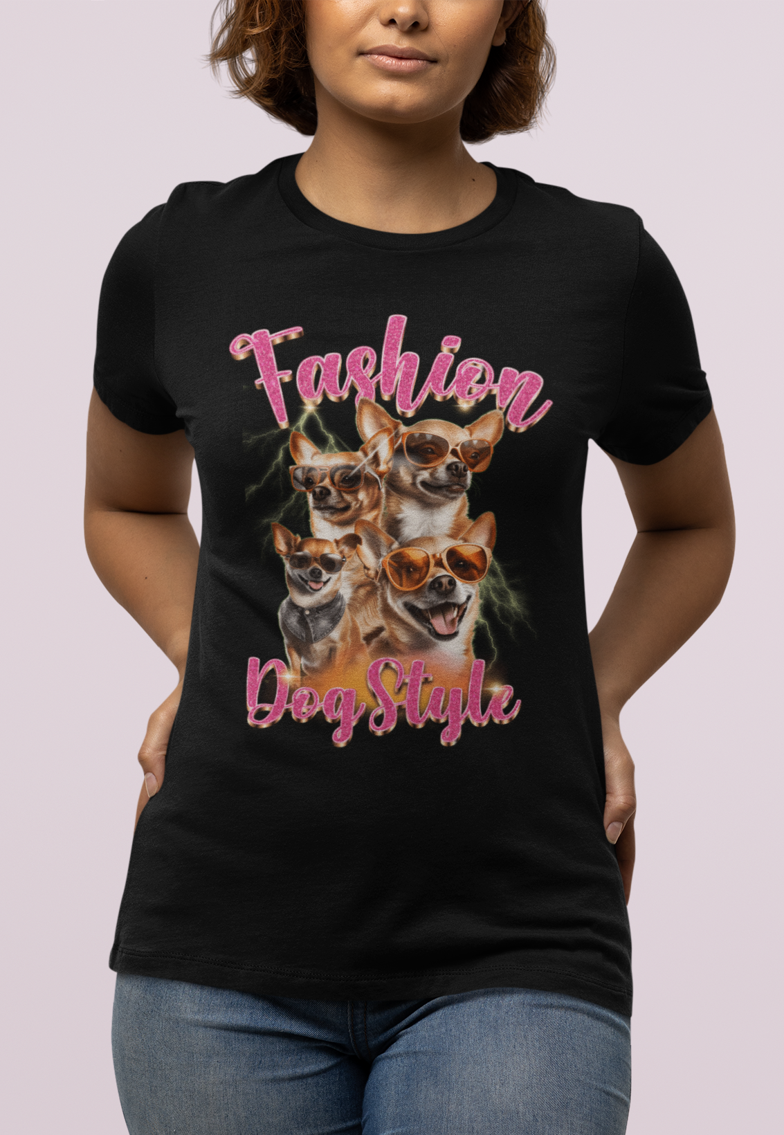 Camiseta Quality chihuahua Fashion Dog Style