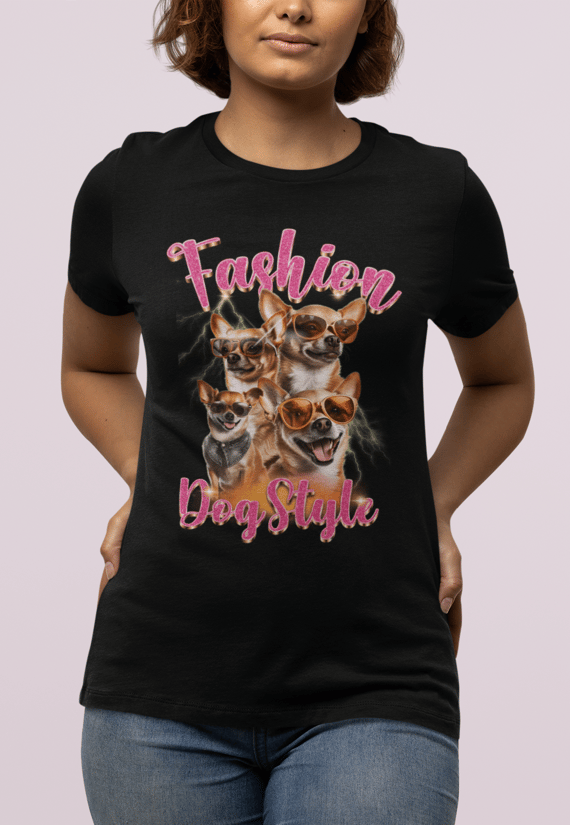 Camiseta Quality chihuahua Fashion Dog Style