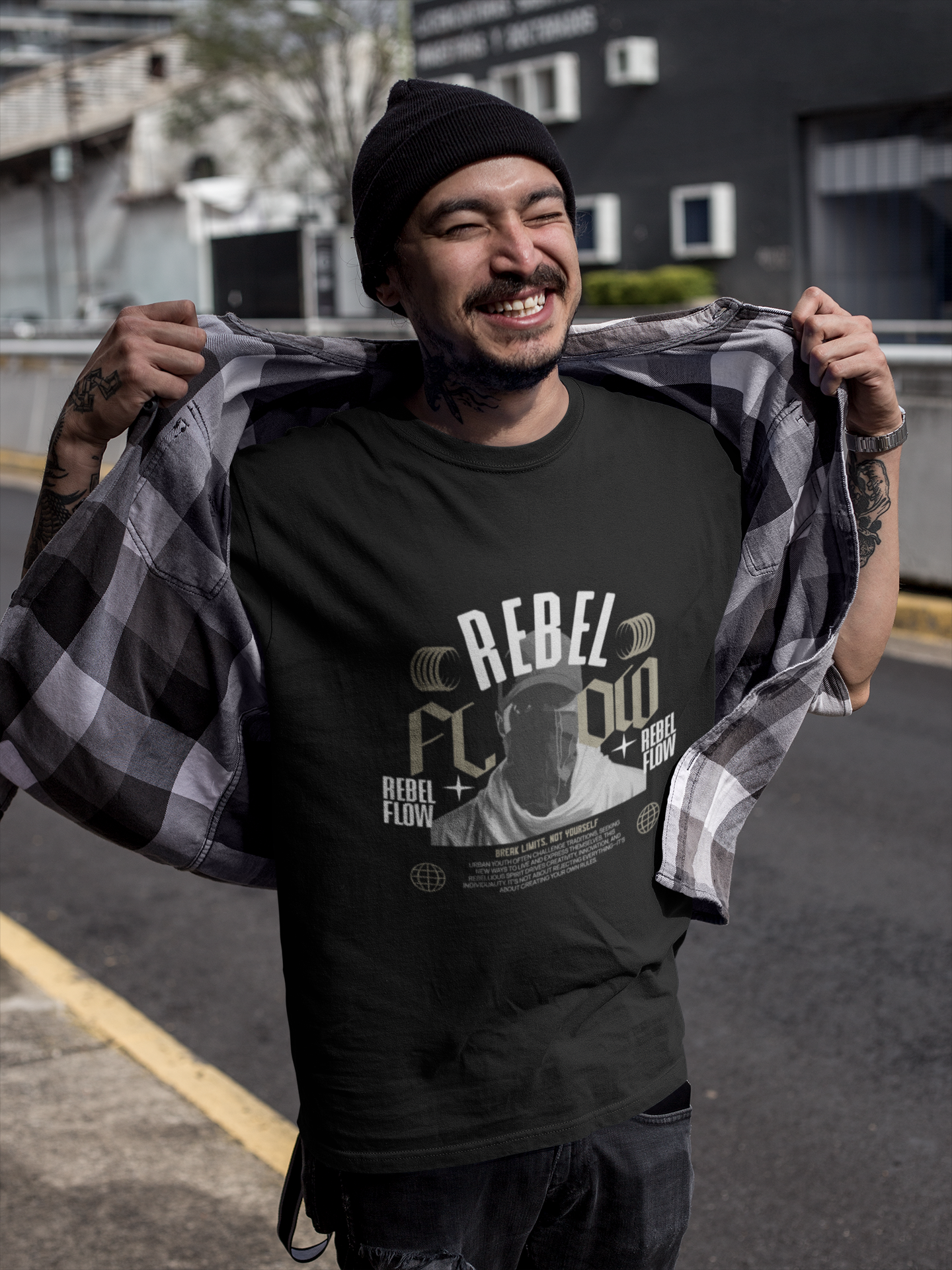 Nome do produto: Camiseta Quality Masculina Rebel