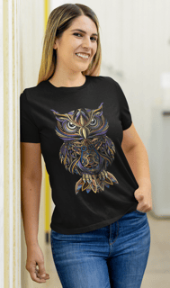 Camiseta Classica personalizada Coruja